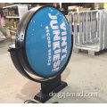 Milk Tea Shop Circular Rotary Blister Light Box